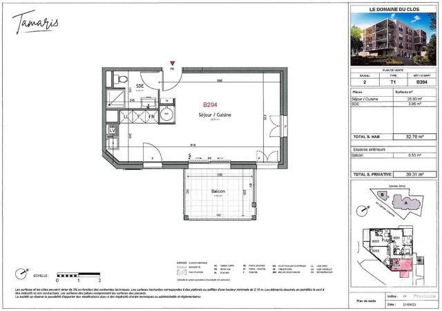 Appartement T1 à vendre - 1 pièce - 32.76 m2 - ALES - 30 - LANGUEDOC-ROUSSILLON - Century 21 Impact Immobilier
