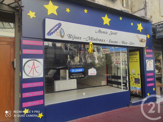 commerce à louer - 29.8 m2 - ALES - 30 - LANGUEDOC-ROUSSILLON - Century 21 Impact Immobilier