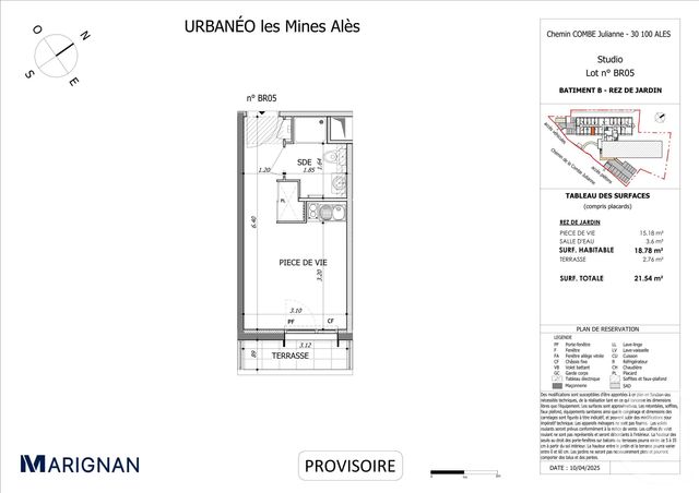 Appartement Studio à vendre ALES