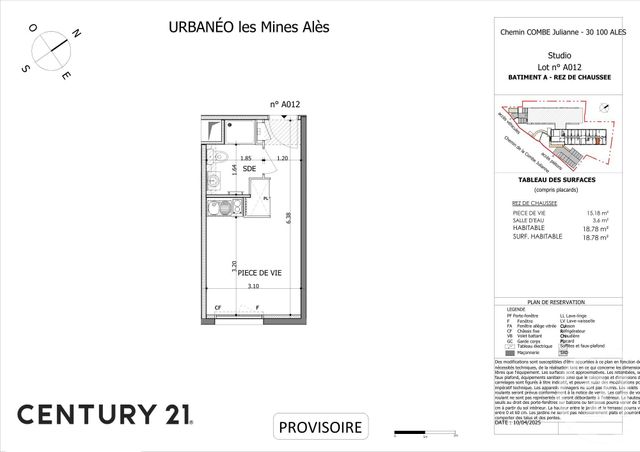 Appartement Studio à vendre ALES