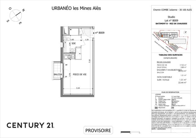 Appartement Studio à vendre ALES