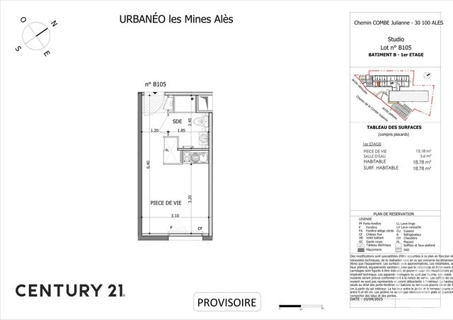 Appartement Studio à vendre ALES