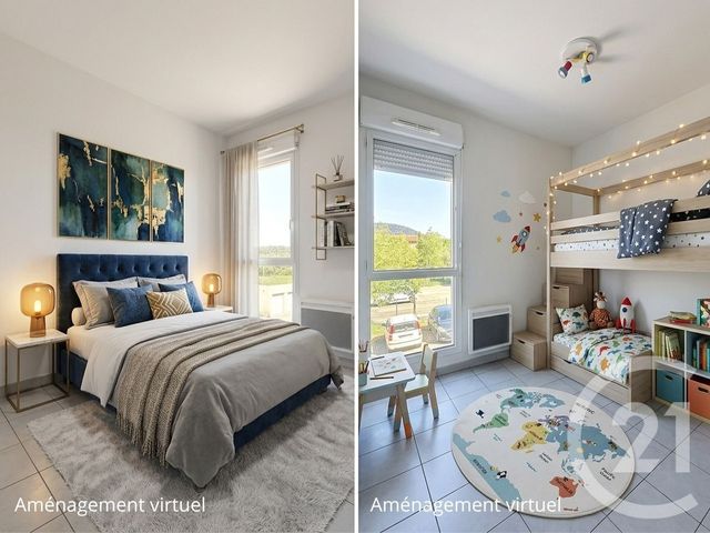 Appartement T3 à vendre - 3 pièces - 64.3 m2 - ST CHRISTOL LES ALES - 30 - LANGUEDOC-ROUSSILLON - Century 21 Impact Immobilier